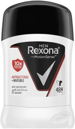 Rexona MEN antibacterial+invisible Стик Дезодорант 40 г