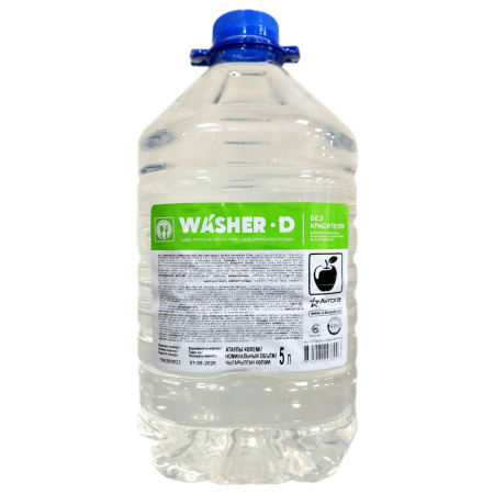 Washer-D с ароматом яблока Гель для мытья посуды 5 л