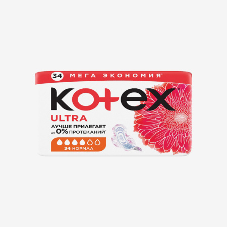 Kotex Ultra нормал Прокладки 34 шт