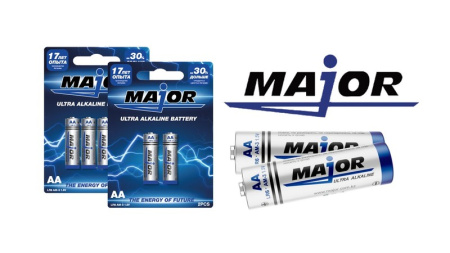 Major AA LR6 щелочные алкалиновые пальчиковые батарейки ( цена за 1 шт.)